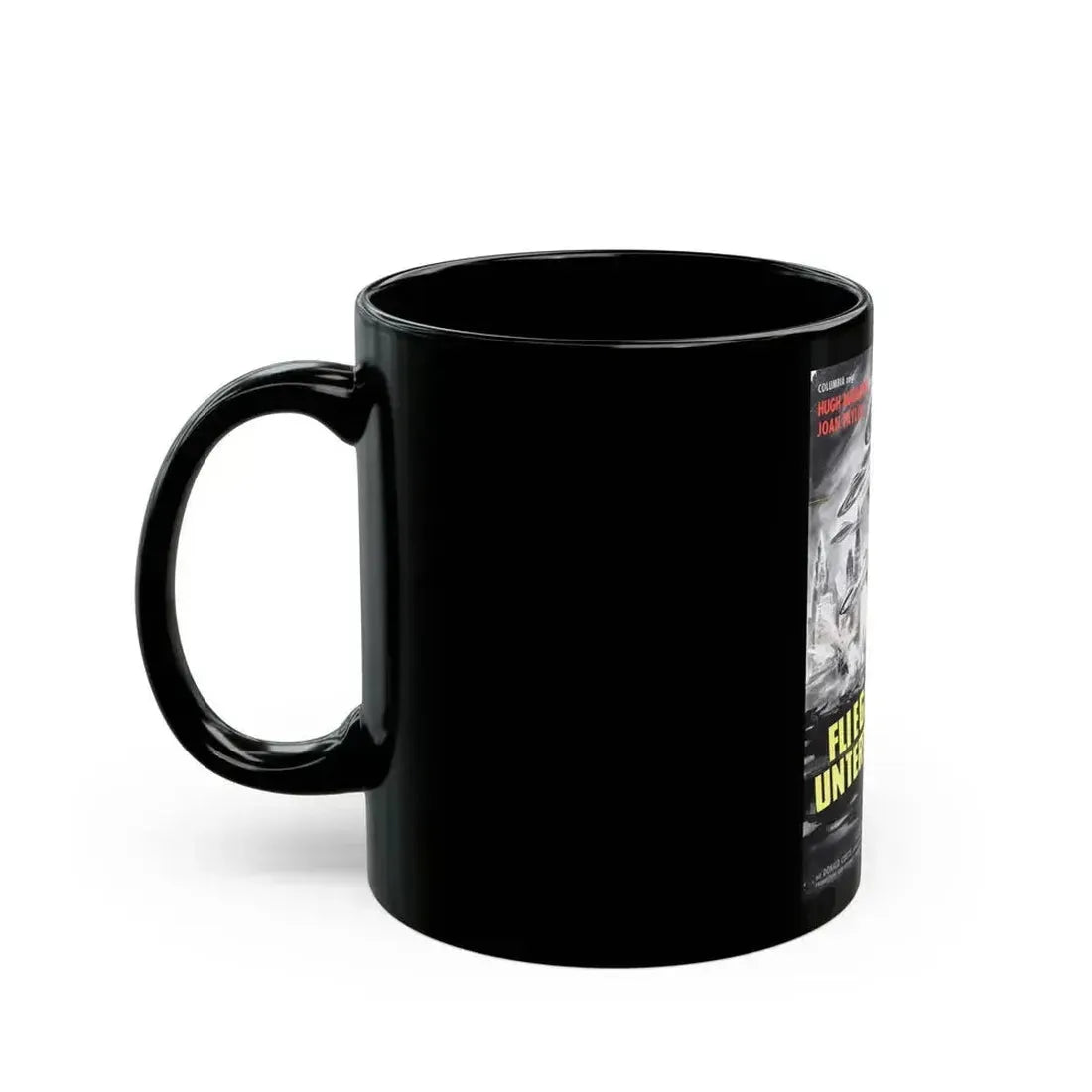 EARTH VS THE FLYING SAUCERS (GERMAN) 1956 Movie Poster - Black Coffee Mug - Go Mug Yourself