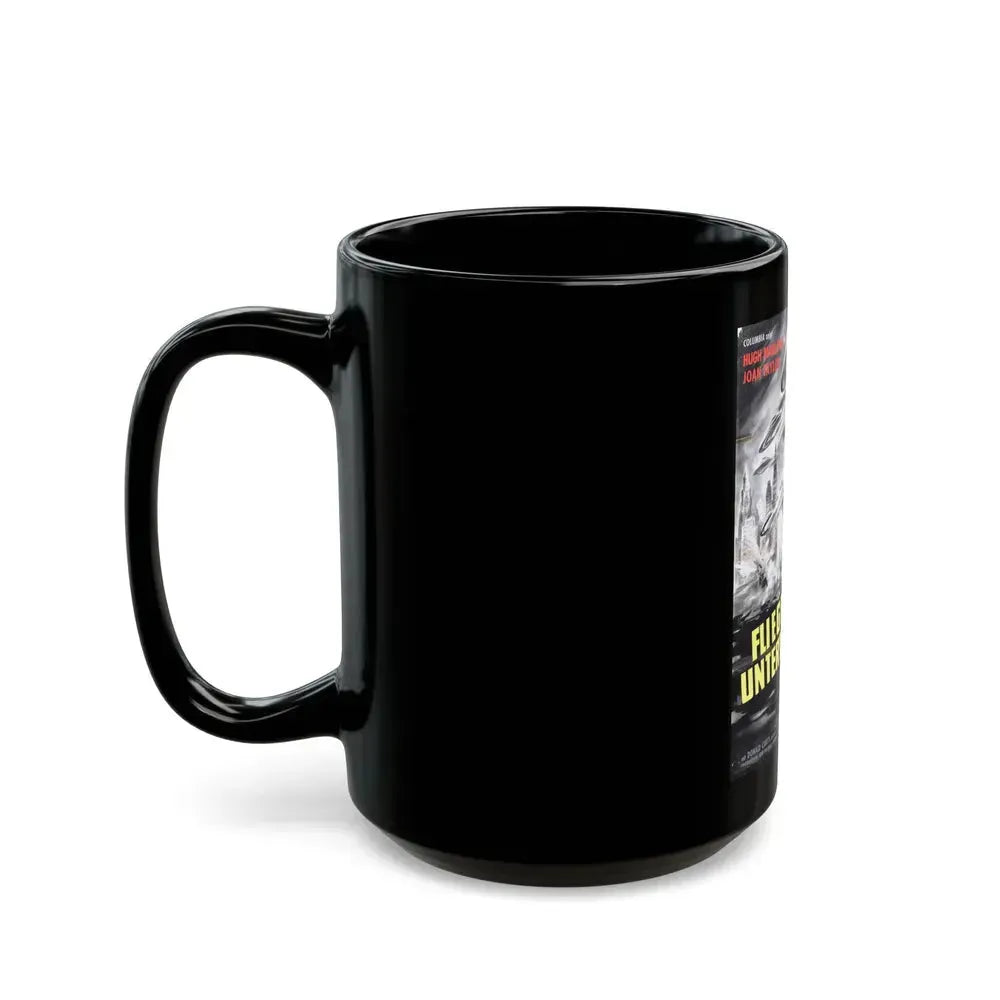 EARTH VS THE FLYING SAUCERS (GERMAN) 1956 Movie Poster - Black Coffee Mug - Go Mug Yourself