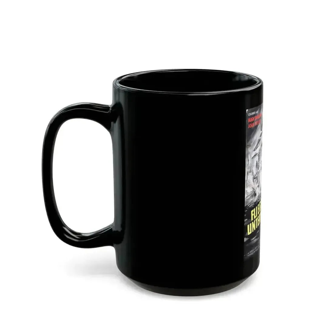 EARTH VS THE FLYING SAUCERS (GERMAN) 1956 Movie Poster - Black Coffee Mug - Go Mug Yourself