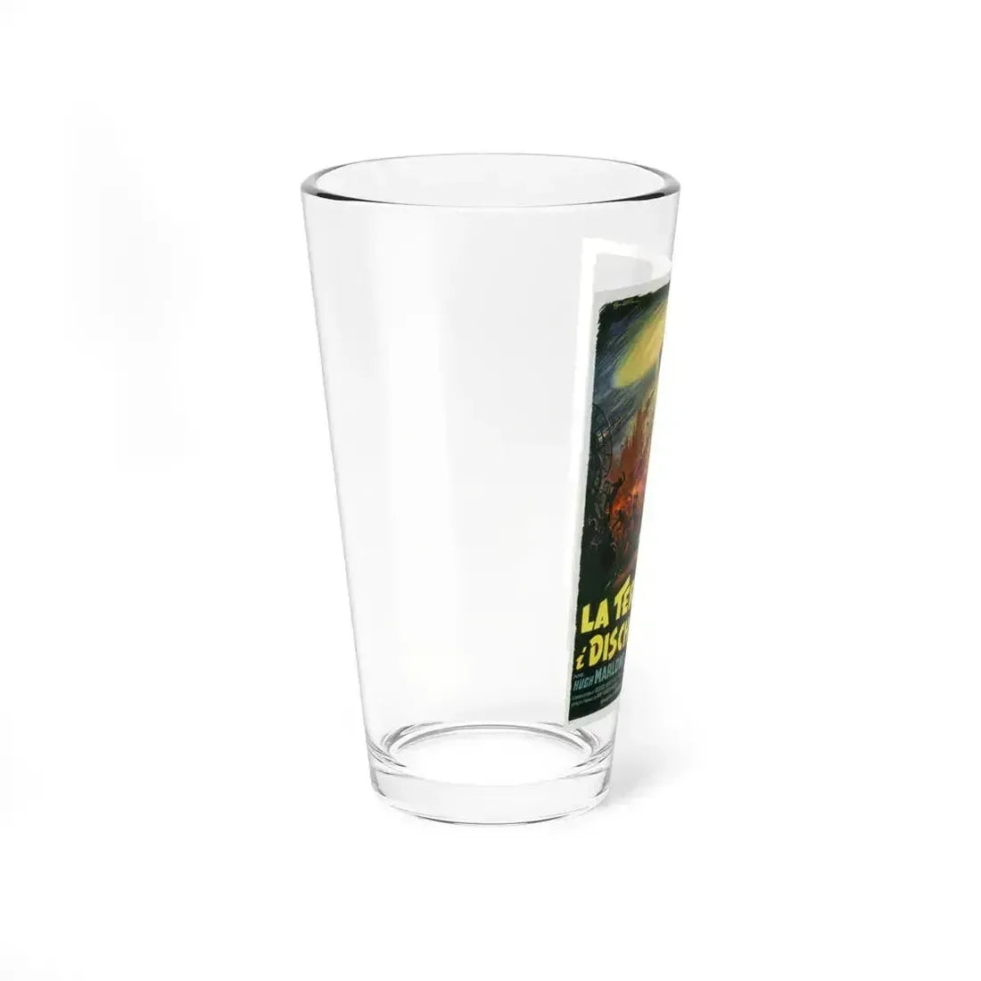EARTH VS THE FLYING SAUCERS (ITALIAN) 1956 Movie Poster - Pint Glass 16oz - Go Mug Yourself