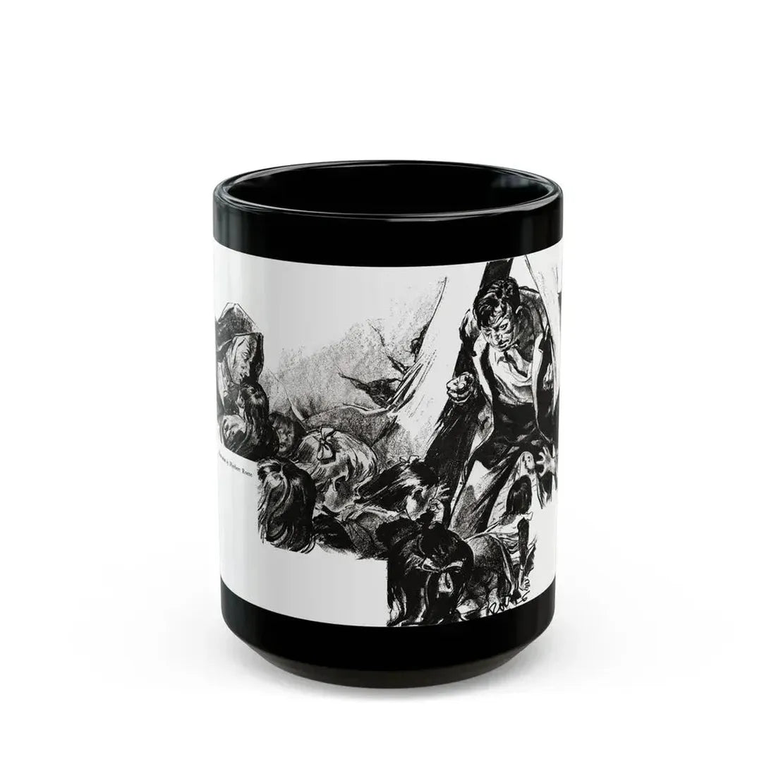 Earthuake, Cosmopolitan, January 1933 - Black Coffee Mug 15oz - Go Mug Yourself