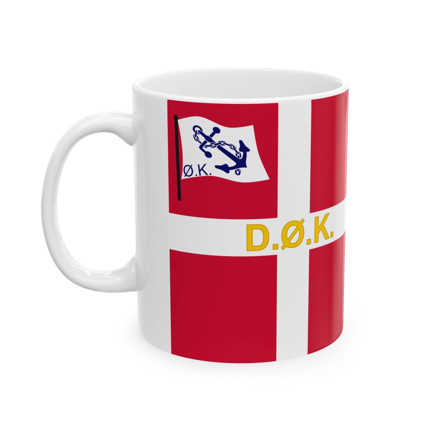 East Asiatic Company (Denmark) White Coffee Mug-Go Mug Yourself