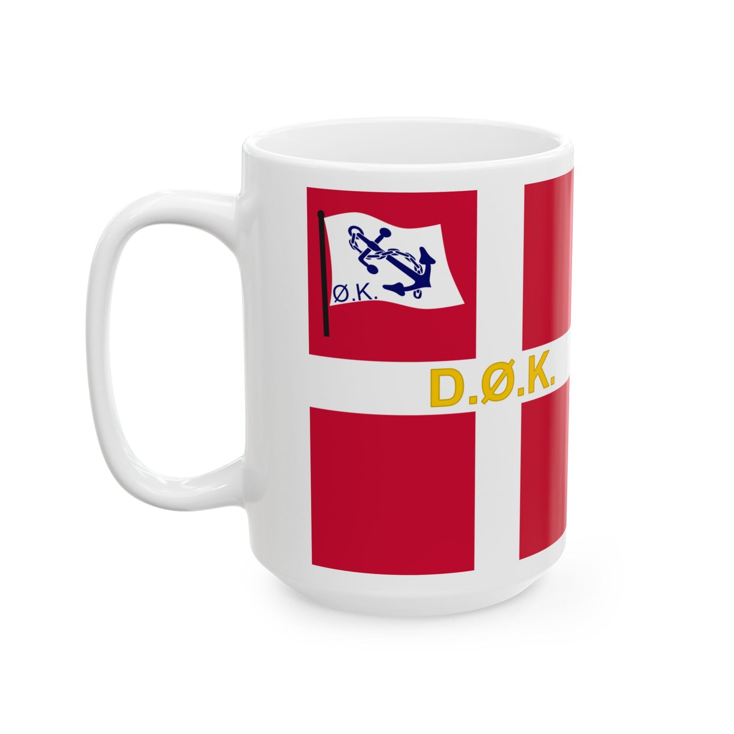 East Asiatic Company (Denmark) White Coffee Mug-Go Mug Yourself
