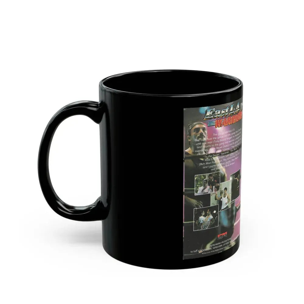 EAST LA WARRIORS (VHS COVER) - Black Coffee Mug - Go Mug Yourself
