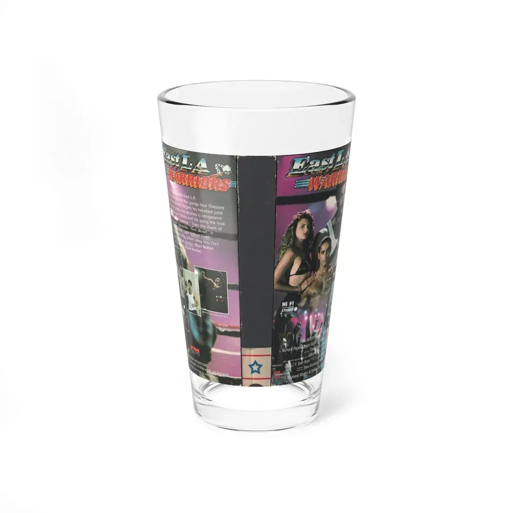 EAST LA WARRIORS (VHS COVER) Pint Glass 16oz 16oz - Go Mug Yourself