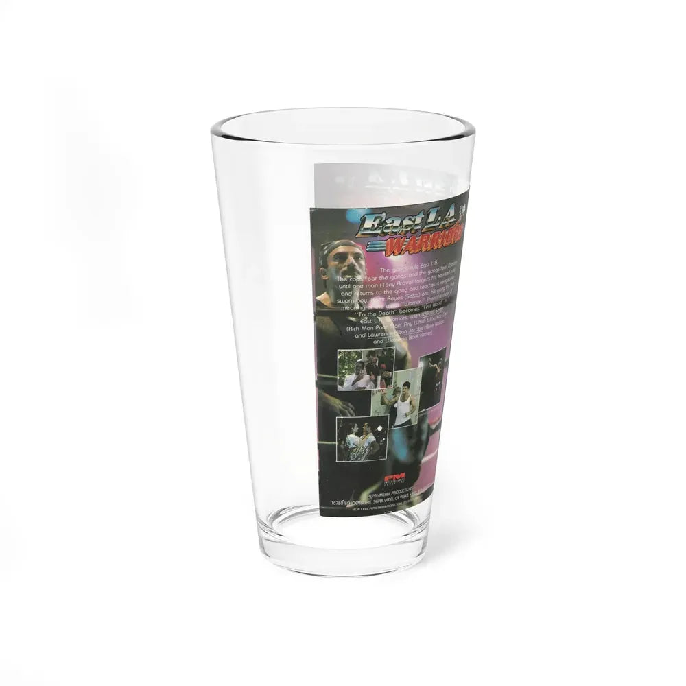 EAST LA WARRIORS (VHS COVER) Pint Glass 16oz - Go Mug Yourself