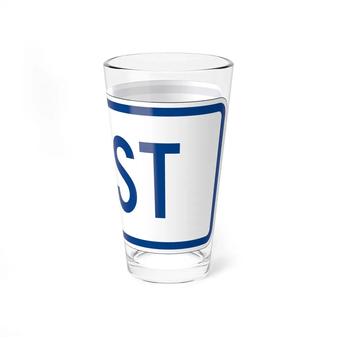 East plate South Carolina (South Carolina) (Road Sign) Pint Glass 16oz - Go Mug Yourself