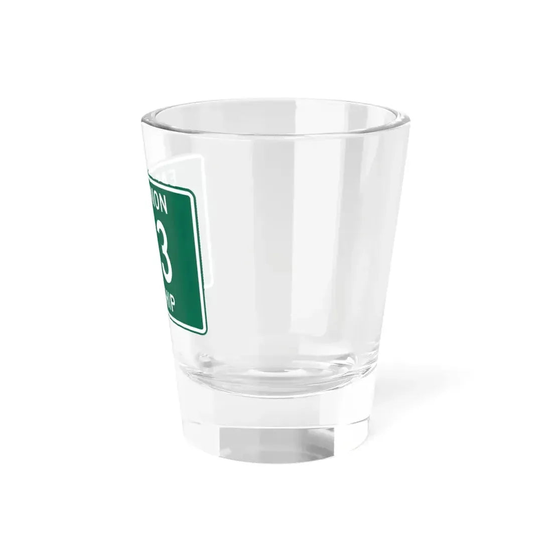 East Union Township Route 363 Wayne County Ohio (Ohio) (Road Sign) Shot Glass 1.5oz - Go Mug Yourself