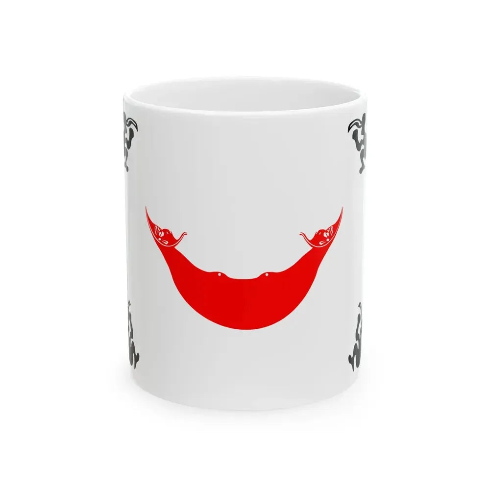 Easter Island flag 1876 to 1888 (Chile) White Coffee Mug 11oz - Go Mug Yourself