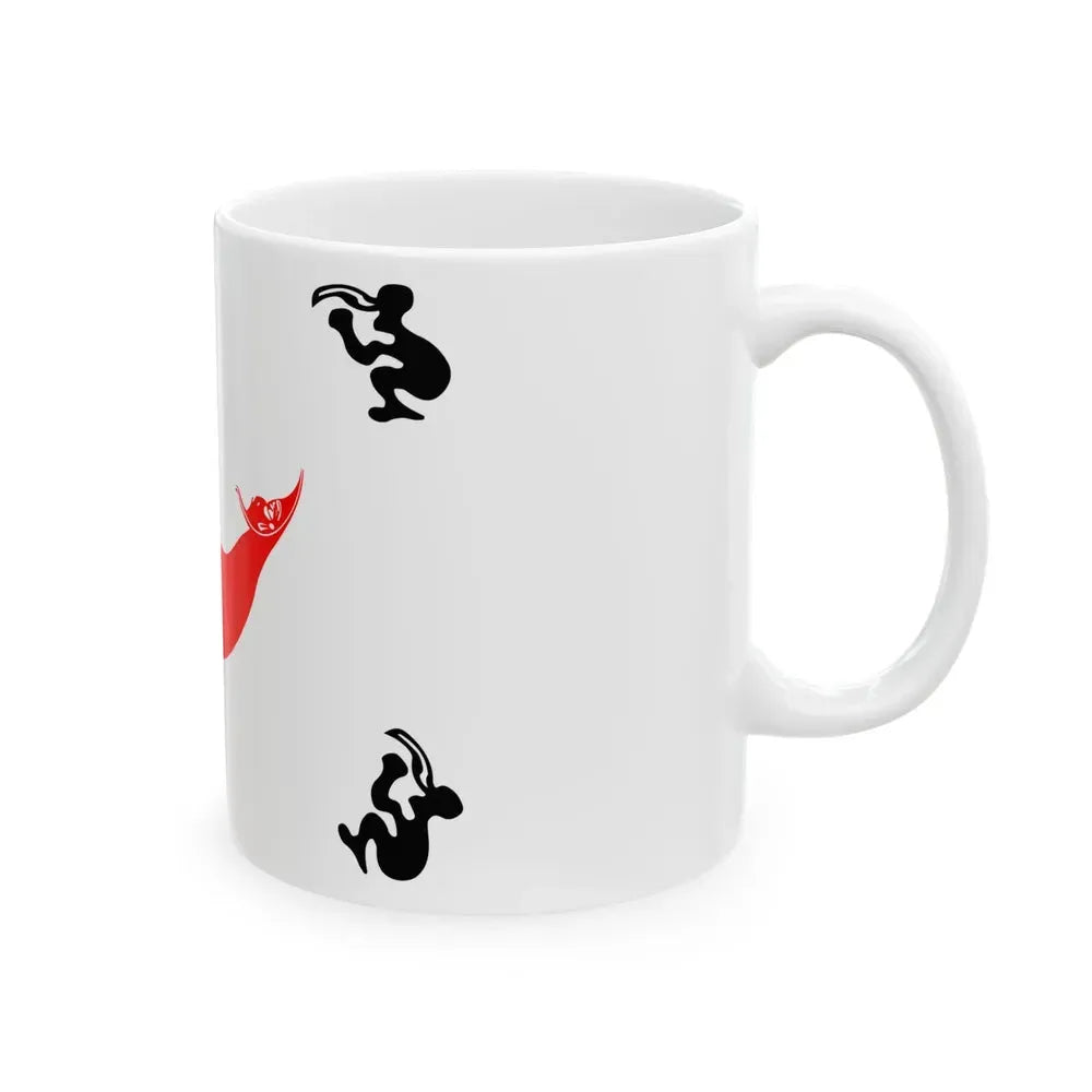 Easter Island flag 1876 to 1888 (Chile) White Coffee Mug - Go Mug Yourself