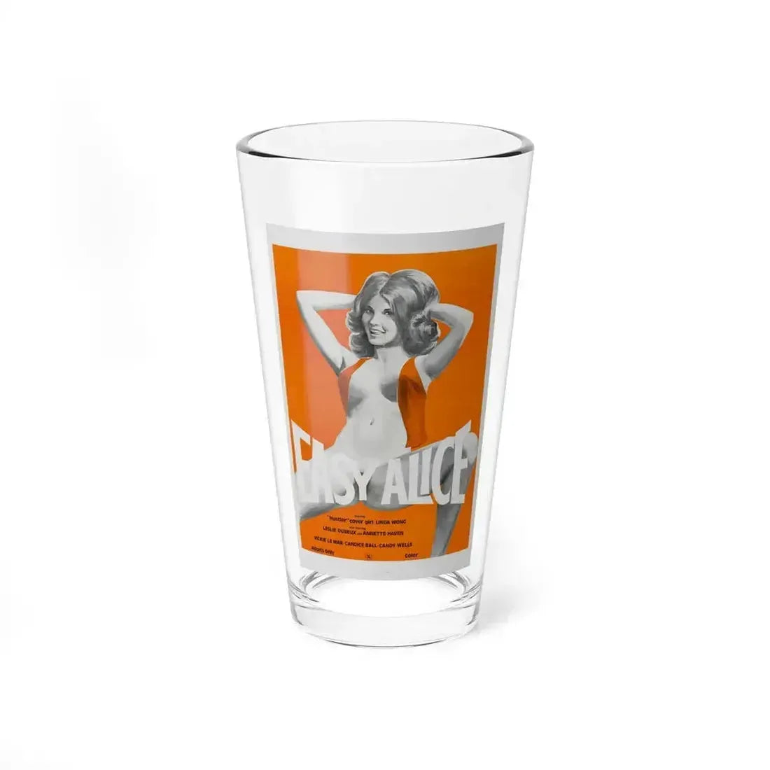 EASY ALICE 1976 Movie Poster - Pint Glass 16oz 16oz - Go Mug Yourself