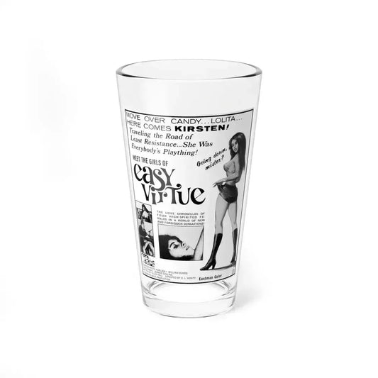 EASY VIRTUE 1972 Movie Poster - Pint Glass 16oz 16oz - Go Mug Yourself