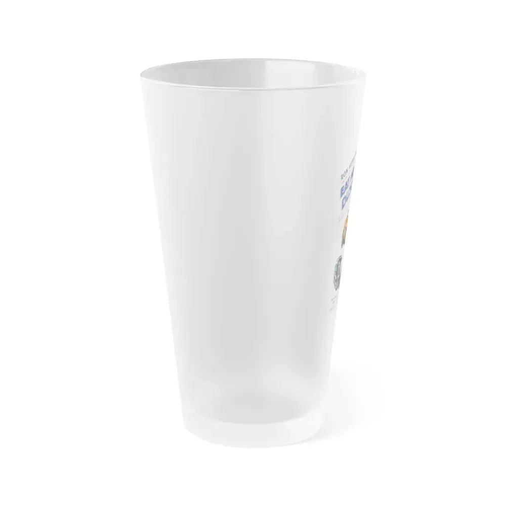 EAT MY DUST 1976 Movie Poster - Frosted Pint Glass 16oz - Go Mug Yourself