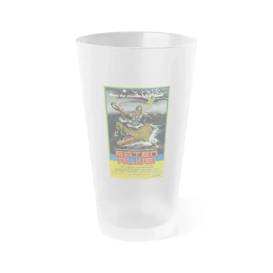 EATEN ALIVE (DEATH TRAP) 1976 Movie Poster - Frosted Pint Glass 16oz 16oz Frosted - Go Mug Yourself