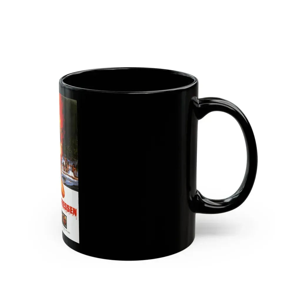 EATEN ALIVE (GERMAN) 1976 Movie Poster - Black Coffee Mug - Go Mug Yourself