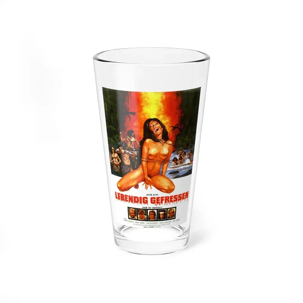 EATEN ALIVE (GERMAN) 1976 Movie Poster - Pint Glass 16oz 16oz - Go Mug Yourself