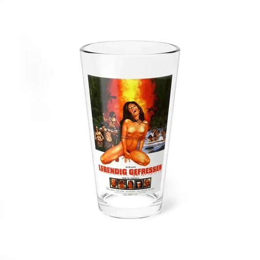 EATEN ALIVE (GERMAN) 1976 Movie Poster - Pint Glass 16oz 16oz - Go Mug Yourself