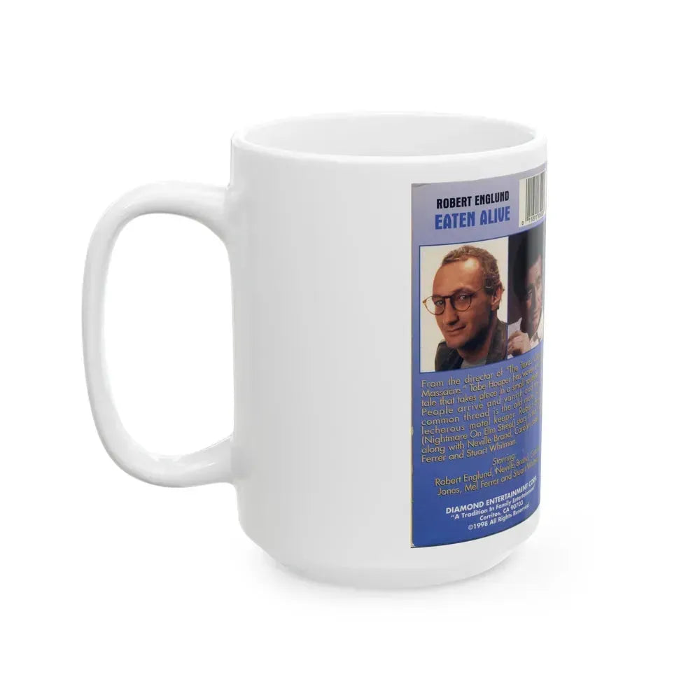 EATEN ALIVE (VHS COVER) - White Coffee Mug - Go Mug Yourself