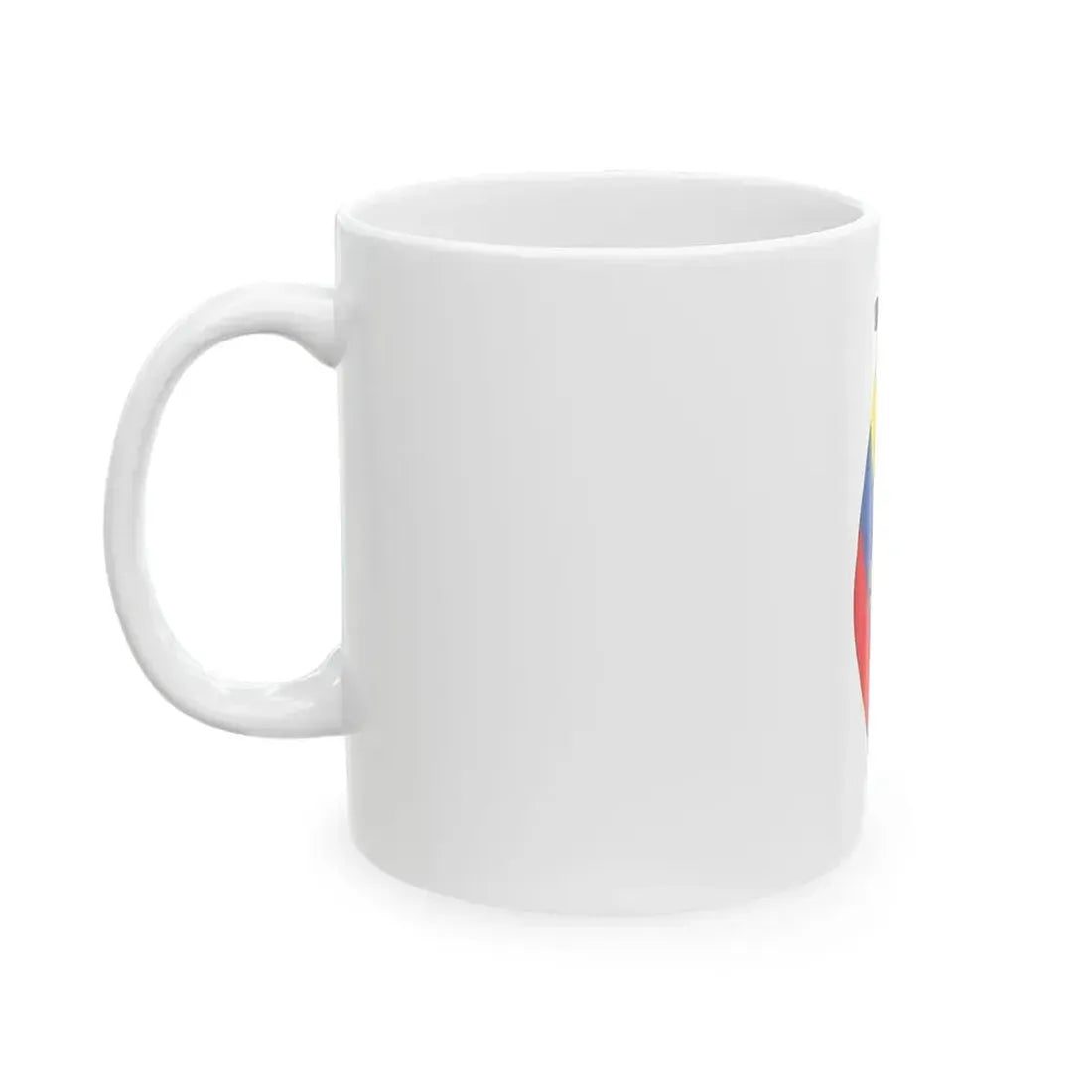 EC flag mourn (Ecuador) White Coffee Mug - Go Mug Yourself