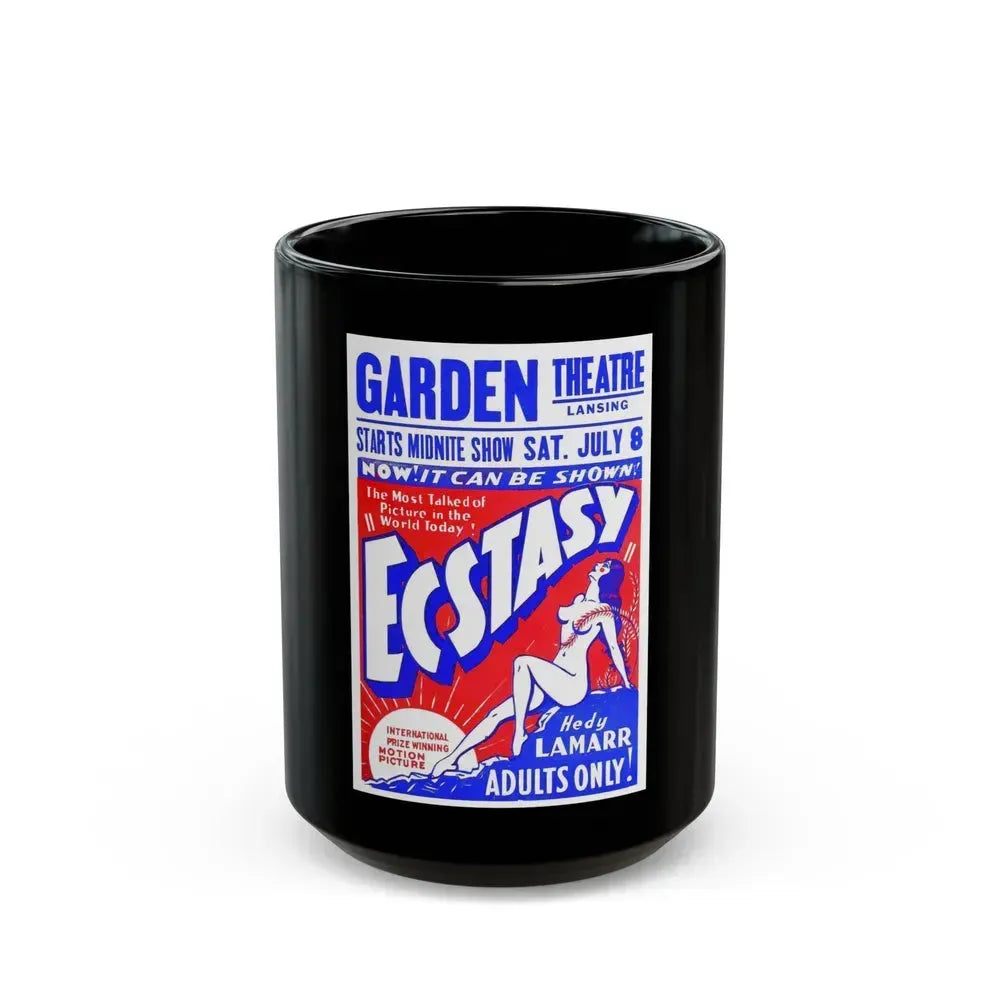 ECSTACY (2) 1933 Movie Poster - Black Coffee Mug 15oz - Go Mug Yourself