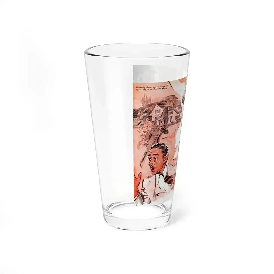 Ed holds a seance, Liberty magazine, March 1, 1941 - Pint Glass 16oz - Go Mug Yourself