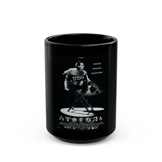 ED WOOD 1994 Movie Poster - Black Coffee Mug 15oz - Go Mug Yourself