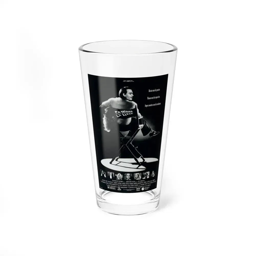 ED WOOD 1994 Movie Poster - Pint Glass 16oz 16oz - Go Mug Yourself