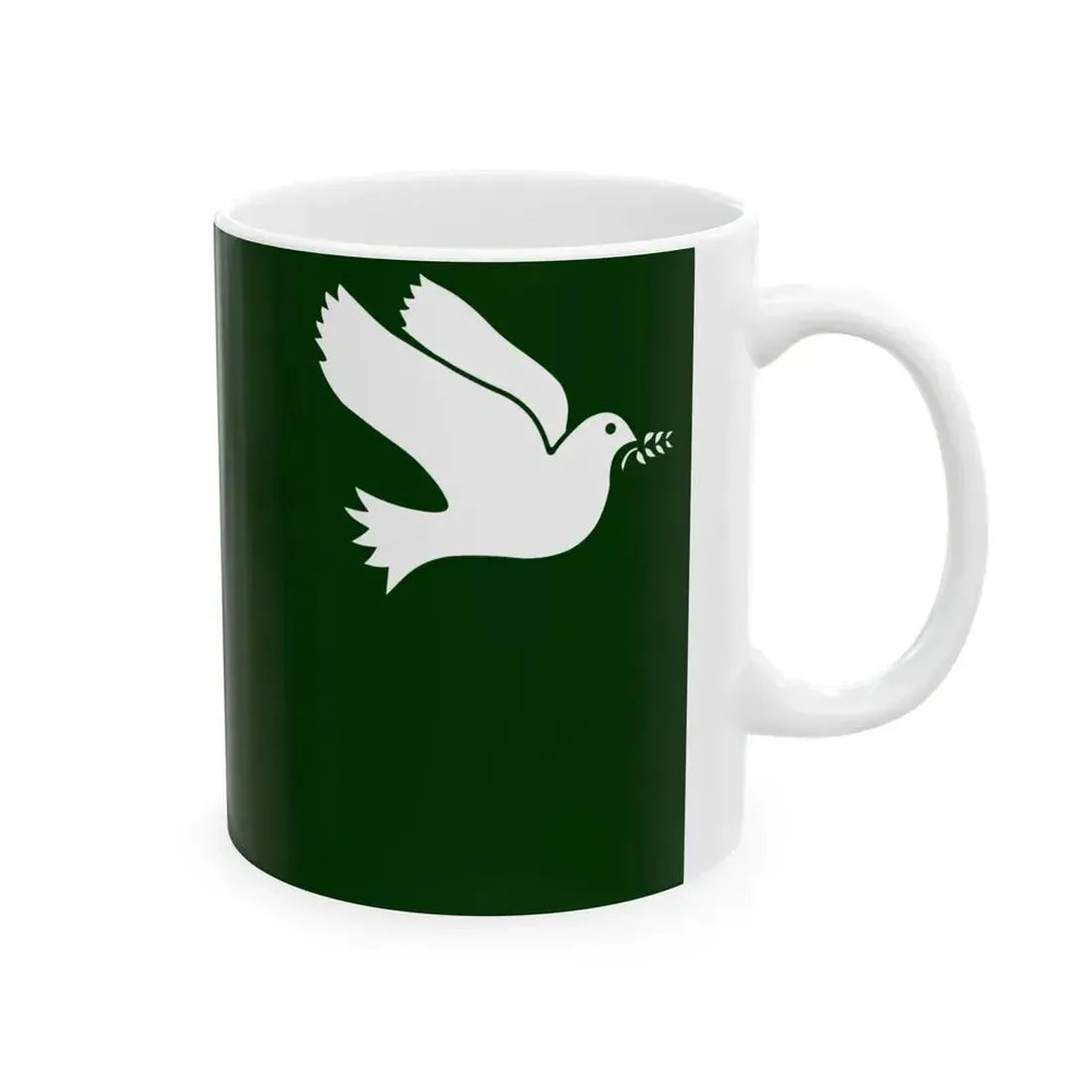 Eddie Izzards flag for Northern Ireland (Ireland) White Coffee Mug - Go Mug Yourself
