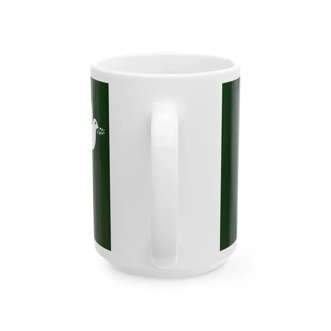 Eddie Izzards flag for Northern Ireland (Ireland) White Coffee Mug - Go Mug Yourself