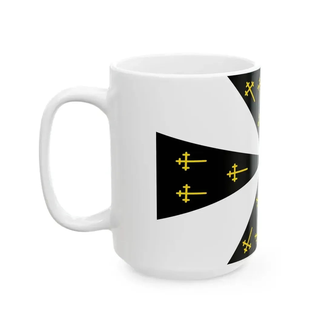 Edingen vlag (Belgium) White Coffee Mug - Go Mug Yourself