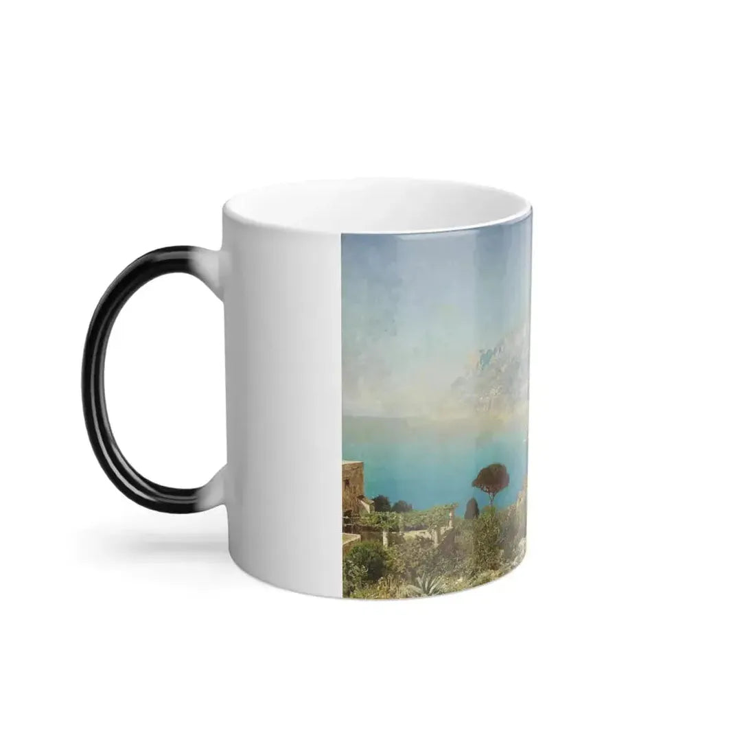 Edmund Berninger (1843-1929%3f) blick auf sorrent - Color Changing Mug 11oz - Go Mug Yourself