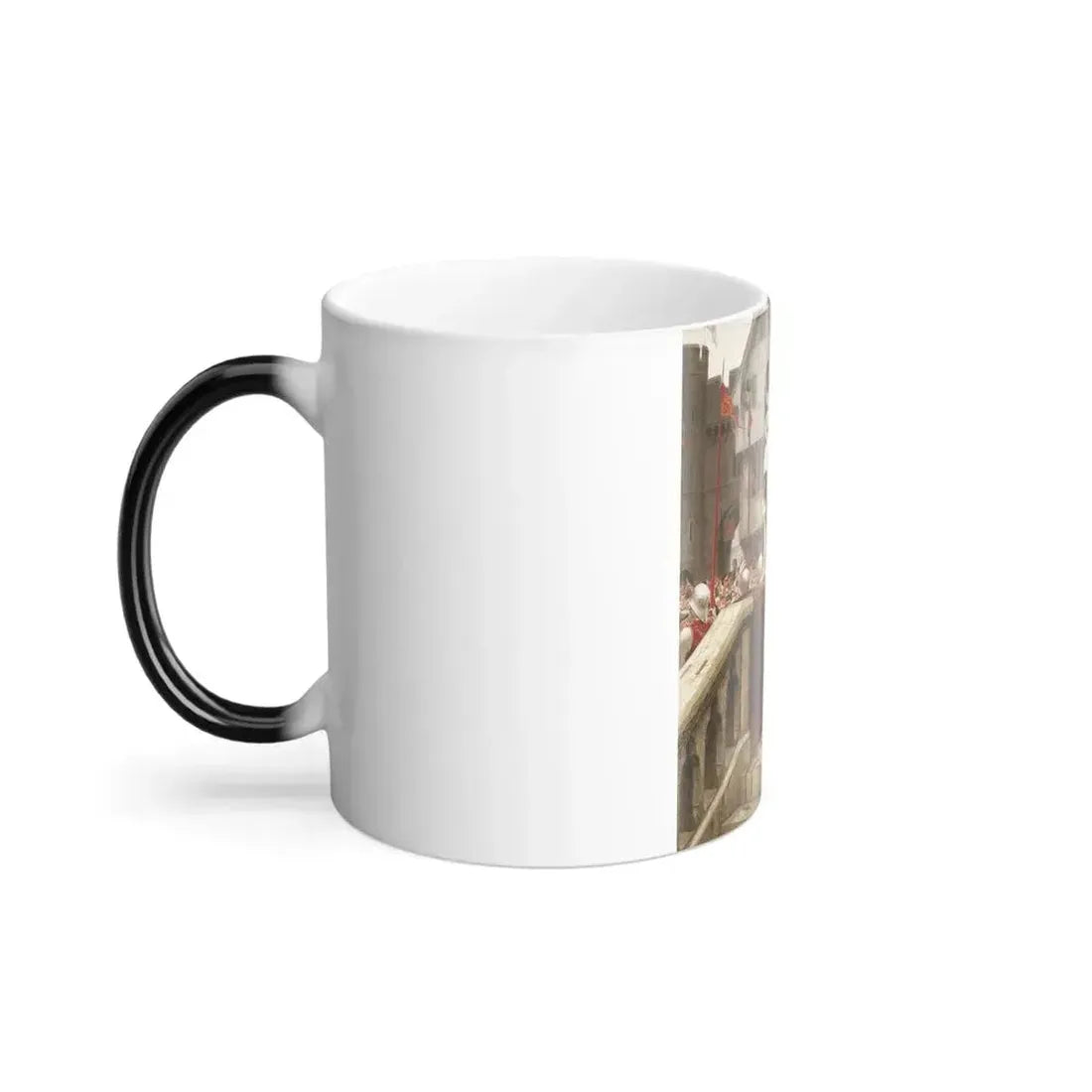Edmund Blair Leighton (1853-1922) A Little Prince Likely In Time To Bless a Royal Throne - oil on canvas-0 - Color Changing Mug 11oz - Go Mug Yourself