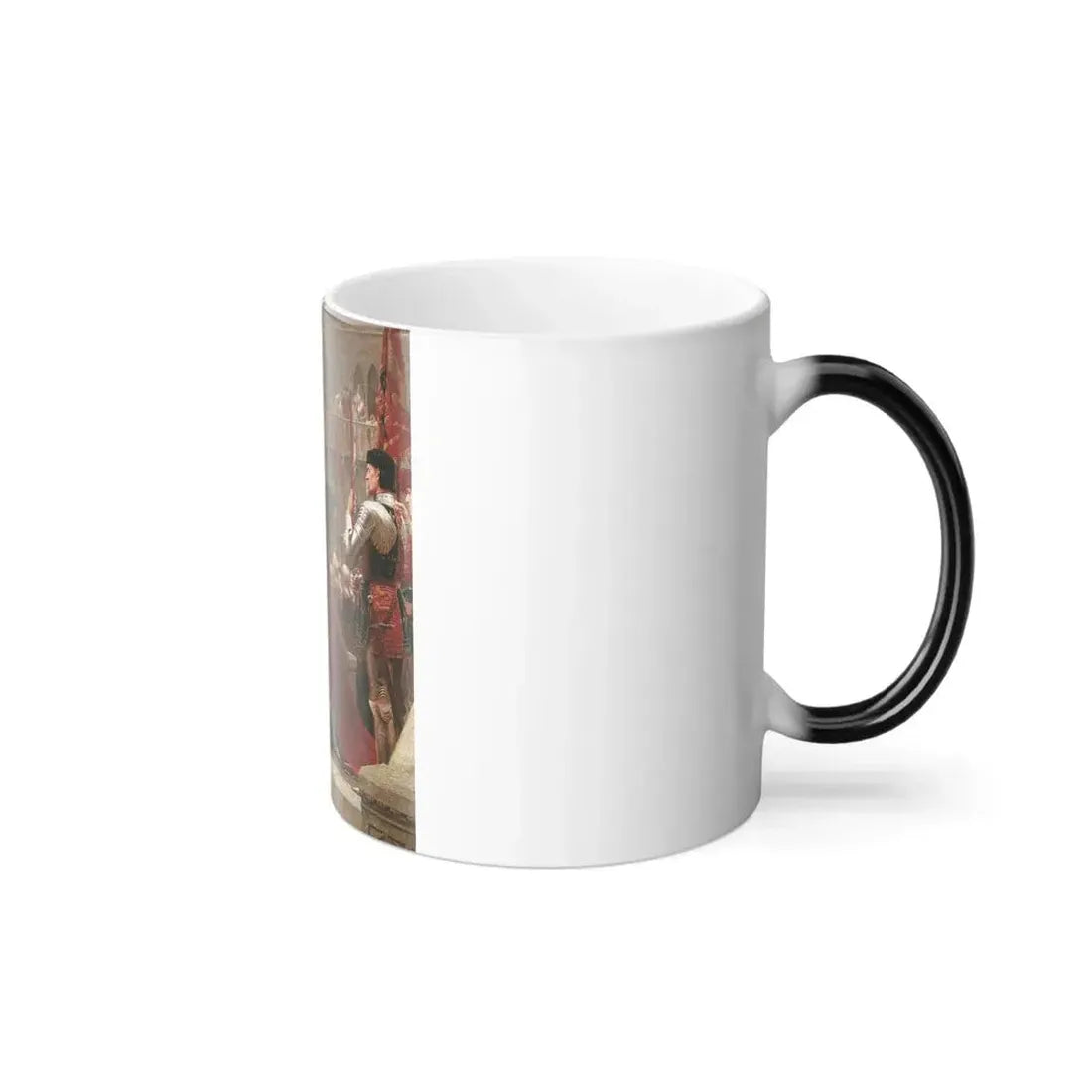 Edmund Blair Leighton (1853-1922) A Little Prince Likely In Time To Bless a Royal Throne - oil on canvas-0 - Color Changing Mug 11oz - Go Mug Yourself
