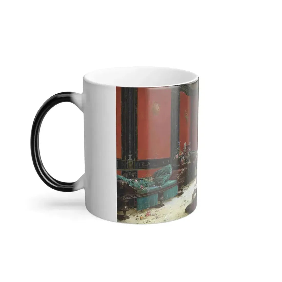 Edoardo Ettore Forti (1850-1940) The Carpet Seller - Color Changing Mug 11oz - Go Mug Yourself
