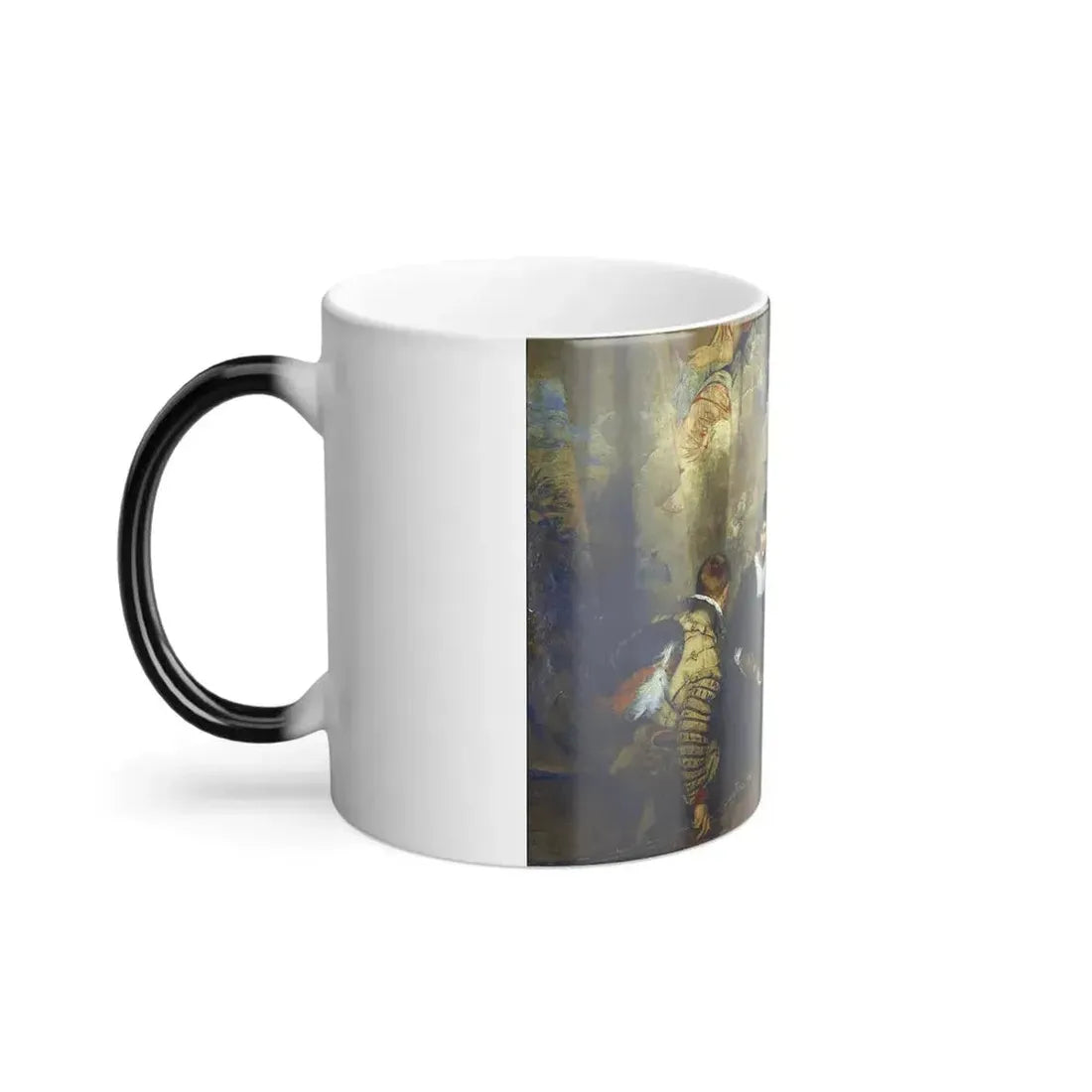 Eduard Charlemont (1848-1906) The Pages - Oil on Canvas 1889 - Color Changing Mug 11oz - Go Mug Yourself