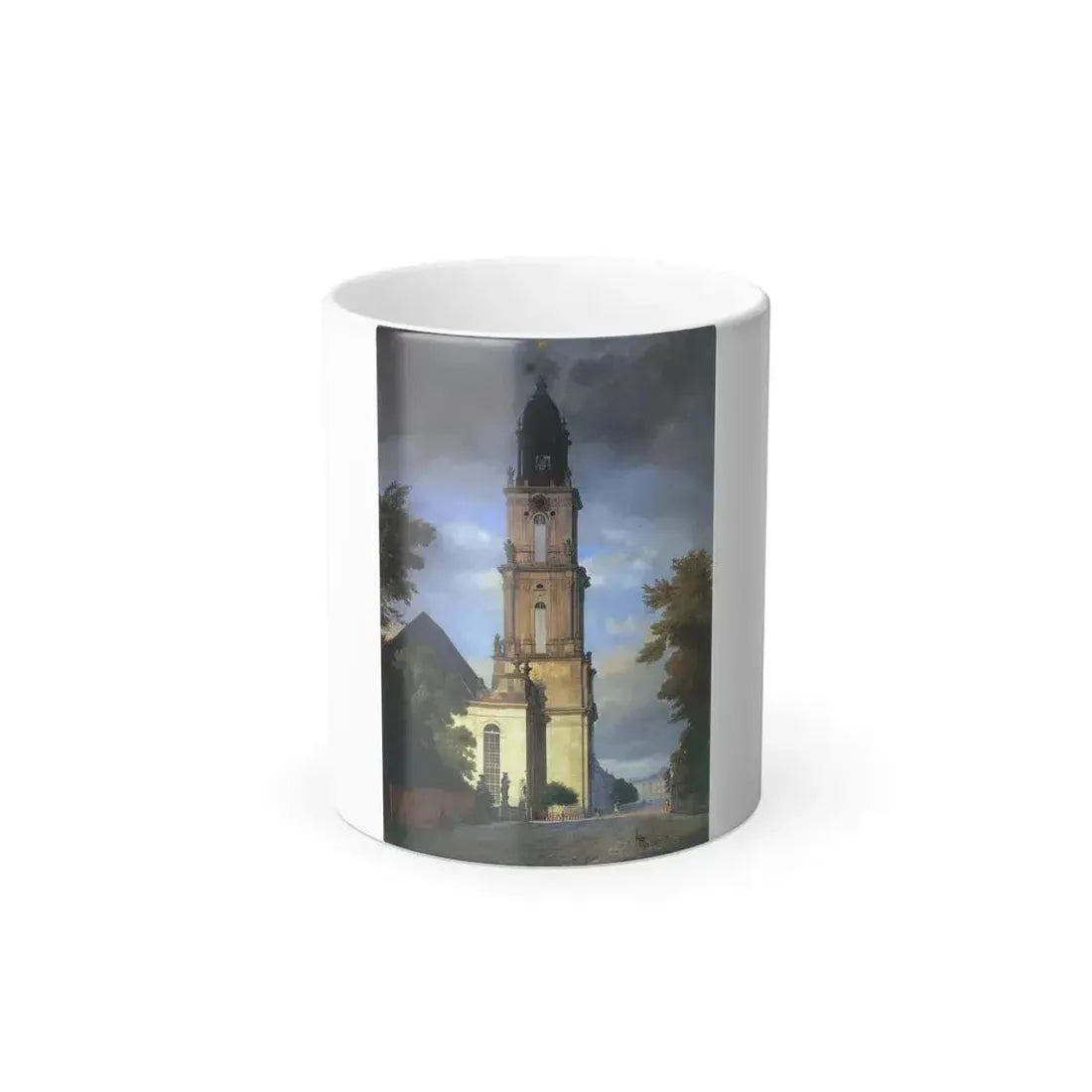 Eduard Gaertner (1801-1877) Garrison Church in Potsdam - Color Changing Mug 11oz 11oz - Go Mug Yourself