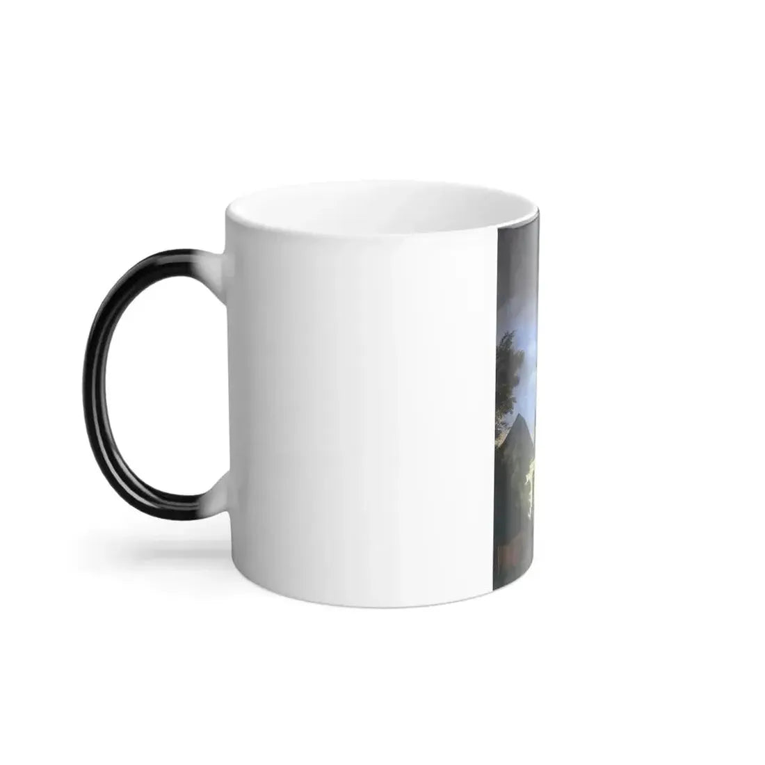 Eduard Gaertner (1801-1877) Garrison Church in Potsdam - Color Changing Mug 11oz - Go Mug Yourself