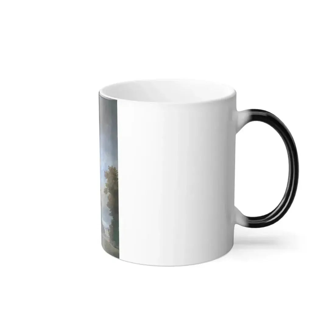 Eduard Gaertner (1801-1877) Garrison Church in Potsdam - Color Changing Mug 11oz - Go Mug Yourself
