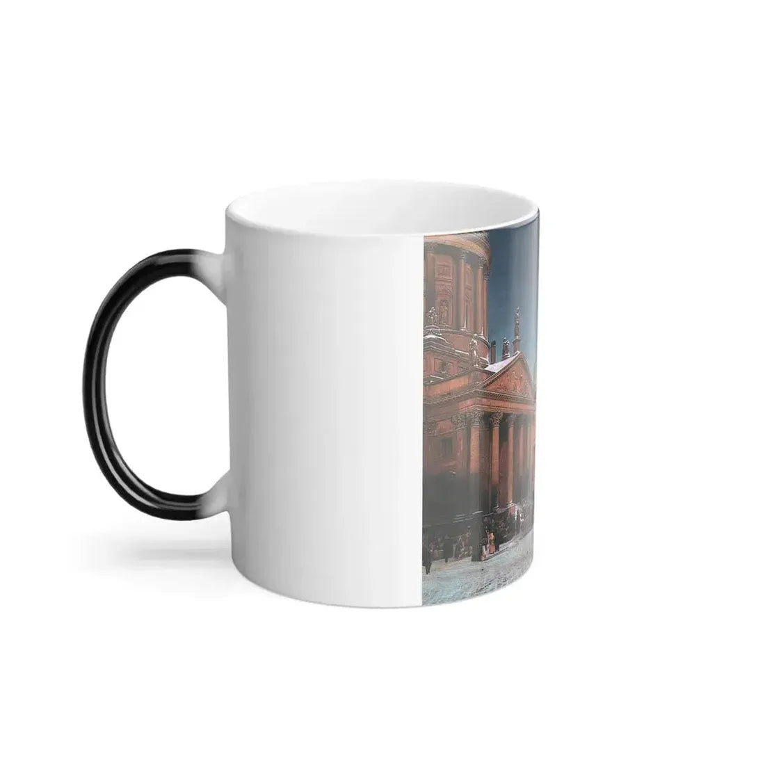 Eduard Gaertner (1801-1877) Gendarmenmarkt im Winter - Color Changing Mug 11oz - Go Mug Yourself