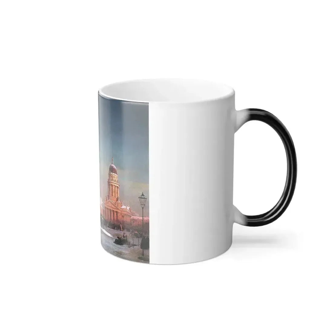 Eduard Gaertner (1801-1877) Gendarmenmarkt im Winter - Color Changing Mug 11oz - Go Mug Yourself