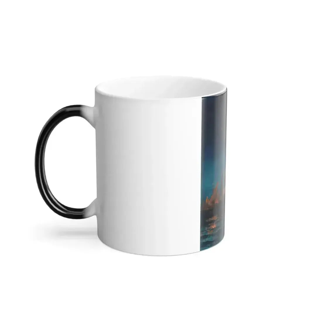 Edward Moran (1829-1901) Burning of the Frigate Philadelphia in the Harbor of Tripoli - oil on canvas c1-0 - Color Changing Mug 11oz - Go Mug Yourself