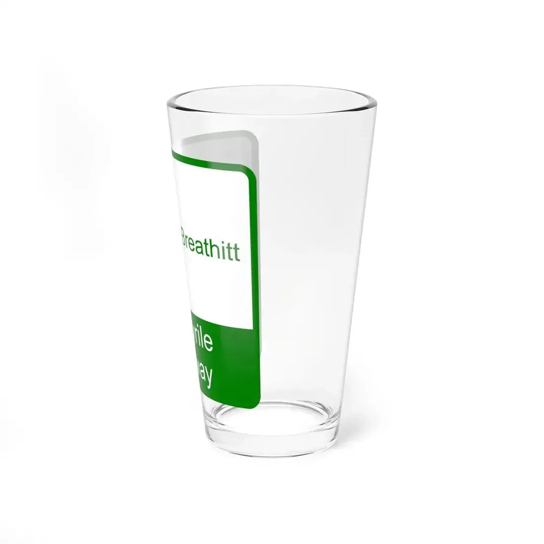 Edward T Breathitt Pennyrile Parkway Shield (Kentucky) (Road Sign) Pint Glss 16oz - Go Mug Yourself