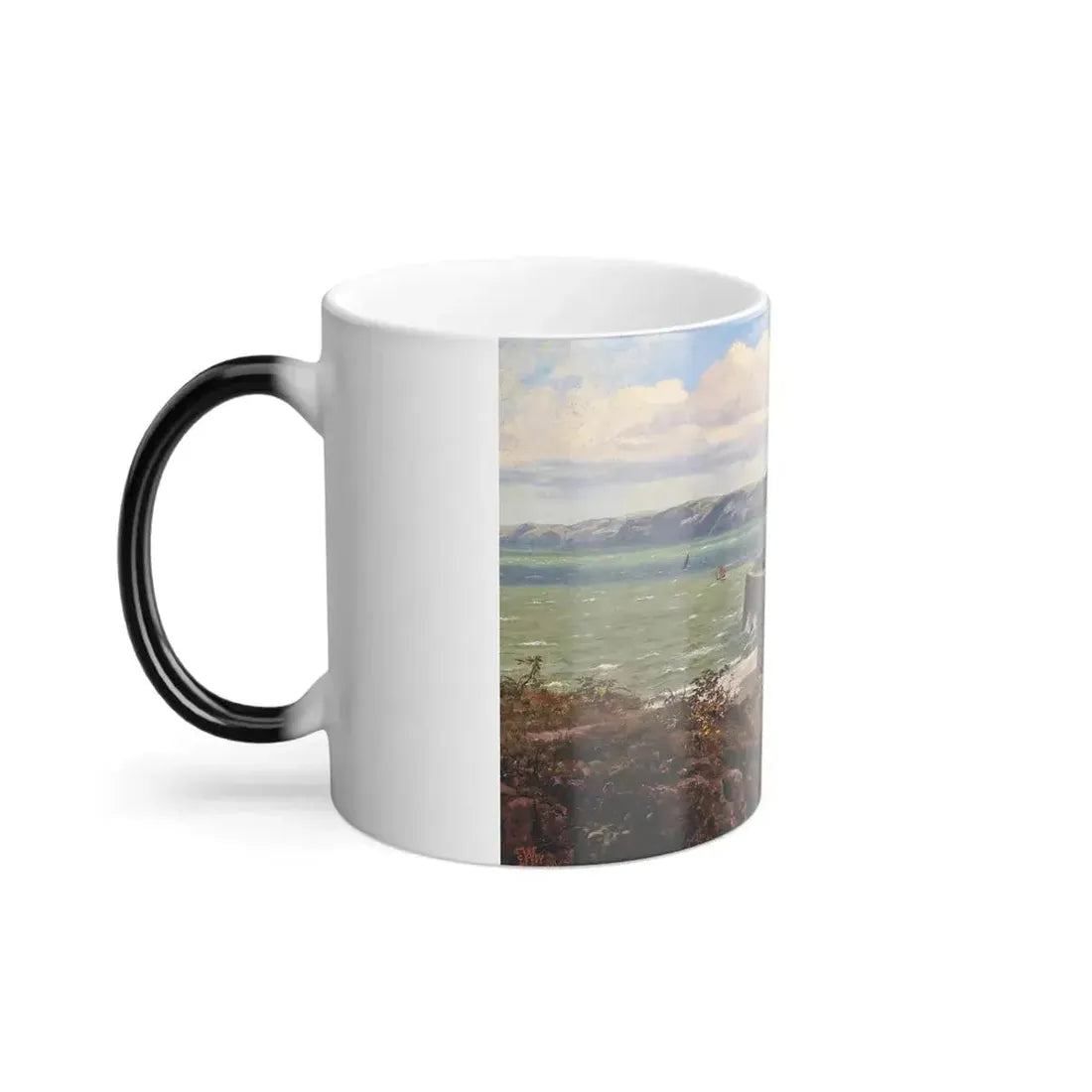 Edward Wilkins Waite (1854-1924) Clovelly - 1881 - Color Changing Mug 11oz - Go Mug Yourself
