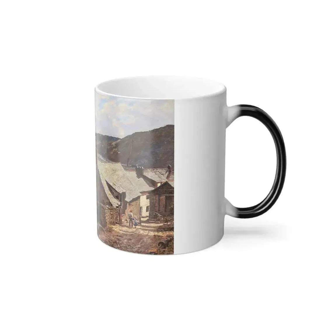 Edward Wilkins Waite (1854-1924) Clovelly - 1881 - Color Changing Mug 11oz - Go Mug Yourself