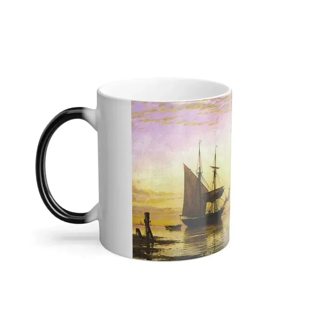 Edward William Cooke (1811-1880) The Armenian Convent, Venice - Oil on canvas 1855 - Color Changing Mug 11oz - Go Mug Yourself