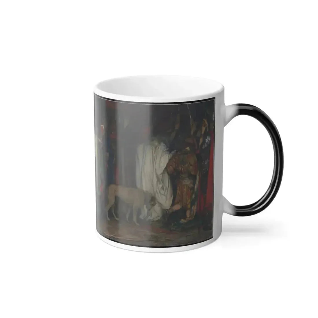 Edwin Austin Abbey (1852-1911) %22King Lear,%22 Act I, Scene I - Oil on Canvas 1898 - Color Changing Mug 11oz - Go Mug Yourself