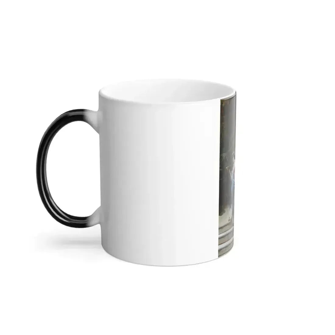 Edwin Howland Blashfield (1848-1936) The Lover's Advance - Oil on Canvas - Color Changing Mug 11oz - Go Mug Yourself