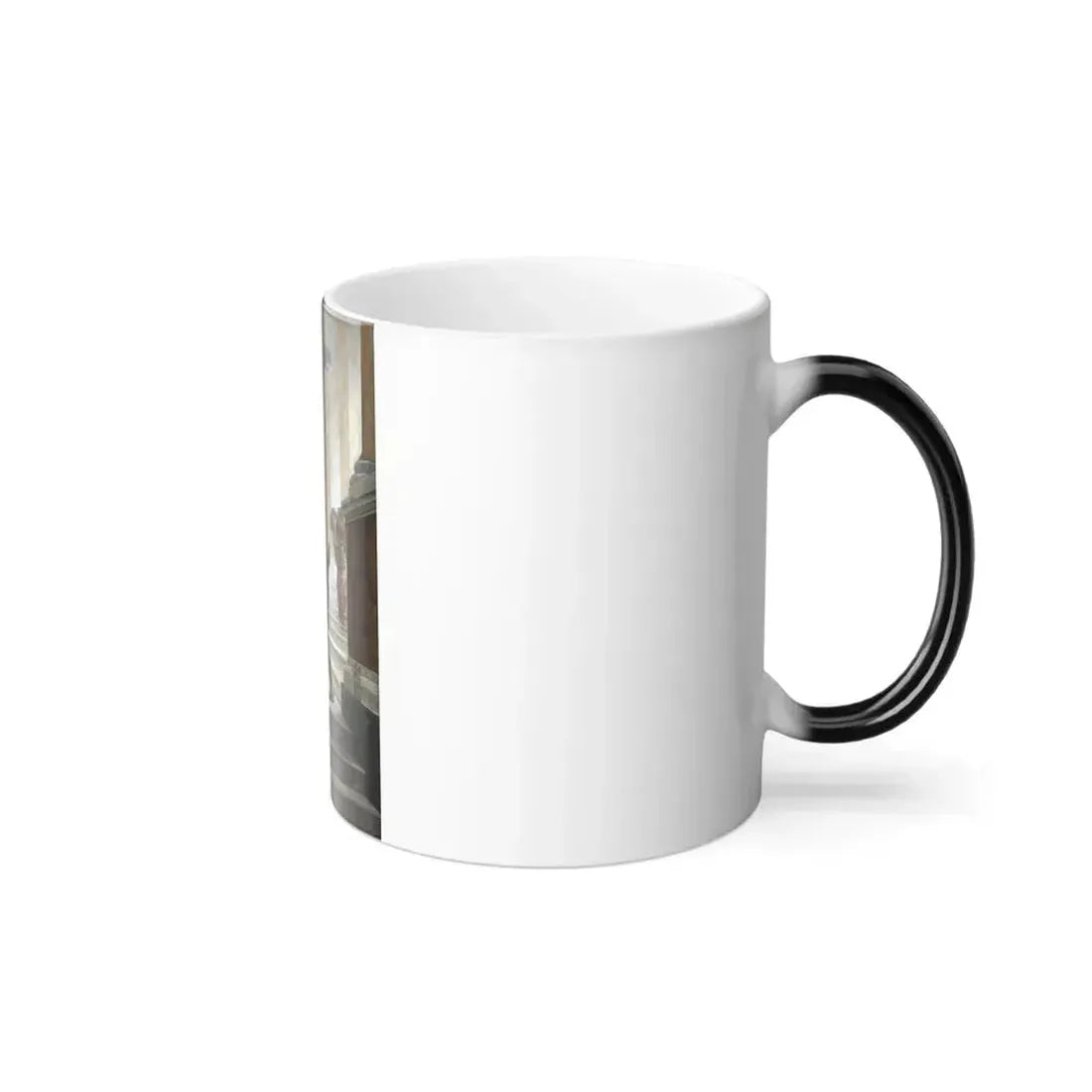 Edwin Howland Blashfield (1848-1936) The Lover's Advance - Oil on Canvas - Color Changing Mug 11oz - Go Mug Yourself