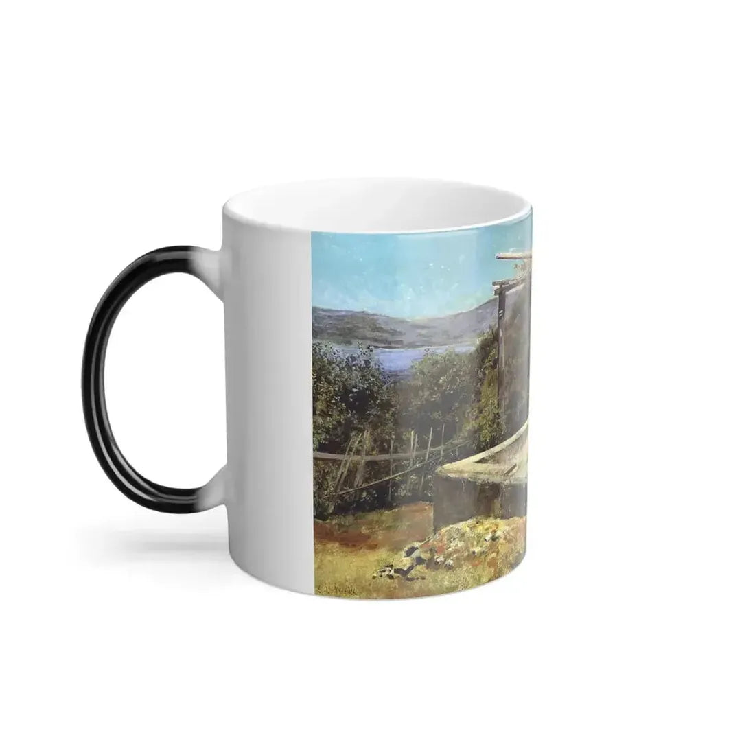 Edwin Lord Weeks (1849-1903) By the Well - oil on canvas 1880 - Color Changing Mug 11oz - Go Mug Yourself