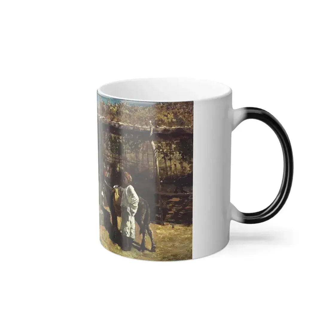 Edwin Lord Weeks (1849-1903) By the Well - oil on canvas 1880 - Color Changing Mug 11oz - Go Mug Yourself